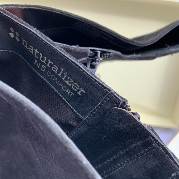 Black Suede Dinka Boots size 11 by Naturalizer - Picture 11 of 16